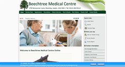 Desktop Screenshot of beechtreemedicalcentreleeds.nhs.uk