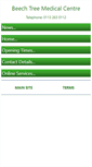 Mobile Screenshot of beechtreemedicalcentreleeds.nhs.uk